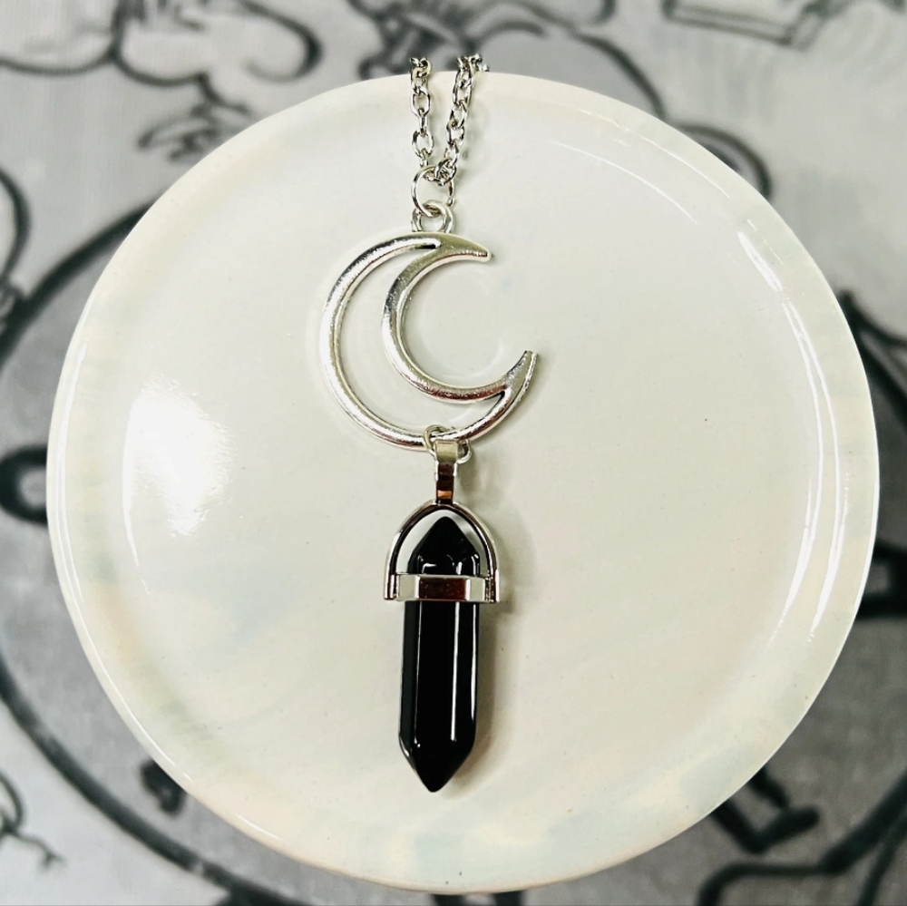 🌙 Quartz Crystal necklace 🌙